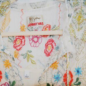 Johnny Was Embroidered Dress